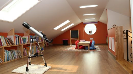 aménager un grenier espace sous les toits